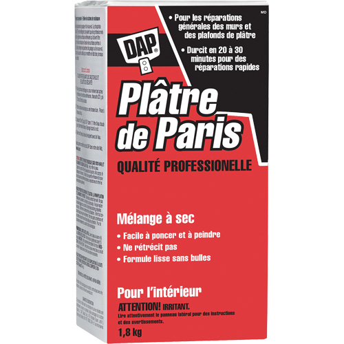 Plaster of Paris Dry Mix, 2 kg, Box R.M.G. Prévention