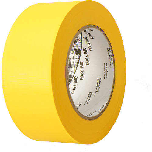 3903 Vinyl Duct Tape, 49" (4.08') W x 46 m (151') L, 6.5 mils, Yellow R.M.G. Prévention