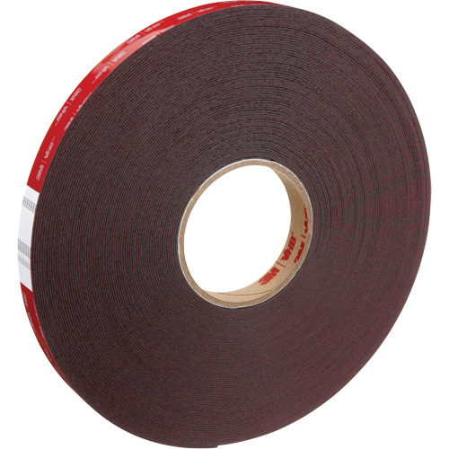 Ruban VHB, 33 m (108') lo x 18 mm (3/4") la, 45 mils, Acrylique R.M.G. Prévention