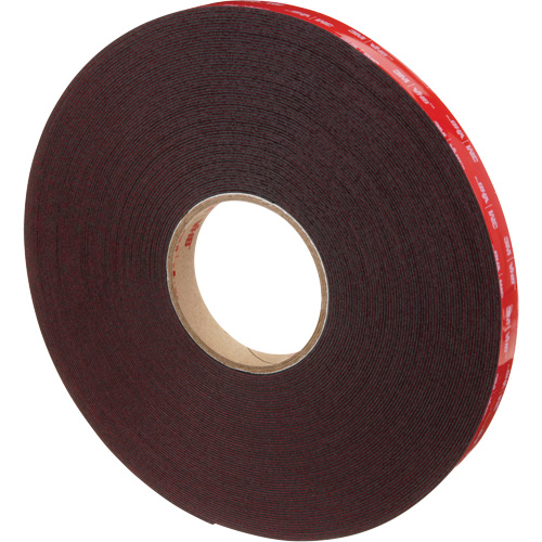 Ruban VHB, 33 m (108') lo x 18 mm (3/4") la, 45 mils, Acrylique R.M.G. Prévention