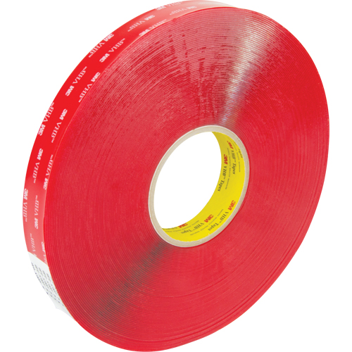 Ruban en mousse 4910, 33 m (108') lo x 25,4 mm (1") la, 40 mils, Acrylique R.M.G. Prévention