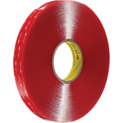 Ruban VHB, 33 m (108') lo x 18 mm (3/4") la, 40 mils, Acrylique R.M.G. Prévention