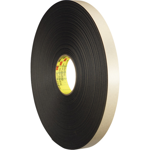 Double-Coated Foam Tape, 66 m (216') L x 12.7 mm (1/2") W, 31 mils, Polyethylene R.M.G. Prévention