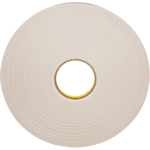 Double-Coated Foam Tape, 66 m (216') L x 12.7 mm (1/2") W, 31 mils, Polyethylene R.M.G. Prévention