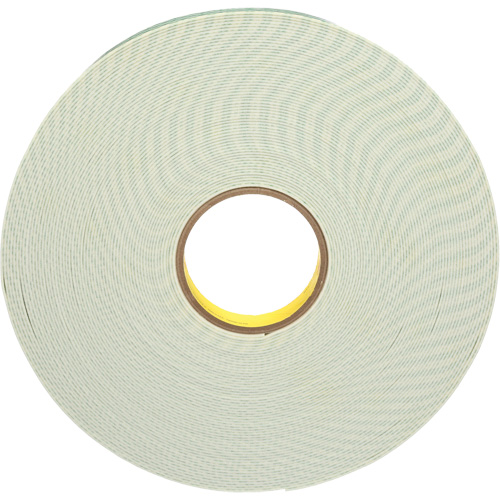 Double-Coated Foam Tape, 33 m (108') L x 25.4 mm (1") W, 62 mils, Urethane R.M.G. Prévention