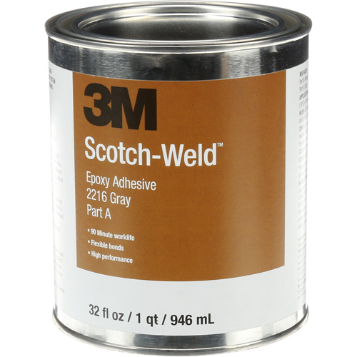 Adh&eacute;sif Scotch-Weld, 32 oz liq., Trousse, Deux composants, Gris R.M.G. Prévention