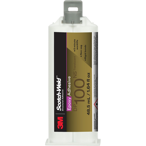 Scotch-Weld Adhesive, 1.64 fl. oz., Cartridge, Two-Part, Translucent R.M.G. Prévention