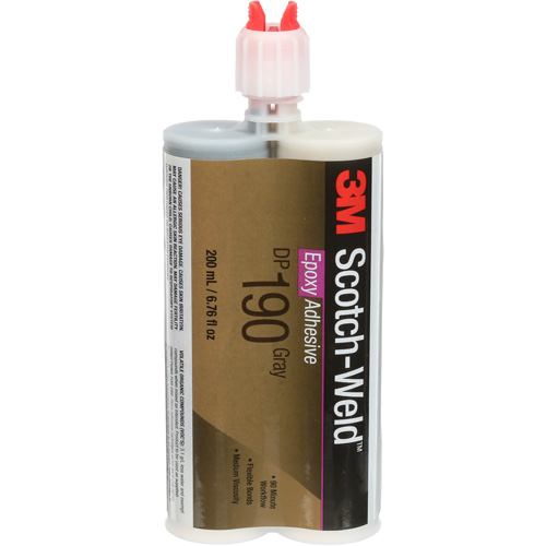 Scotch-Weld Adhesive, 200 ml, Cartridge, Two-Part, Grey R.M.G. Prévention