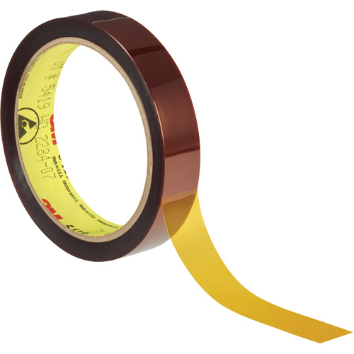 Ruban &agrave; base de polyimide produisant peu de statique 5419, 19 mm (3/4") x 33 m (108'), Brun R.M.G. Prévention
