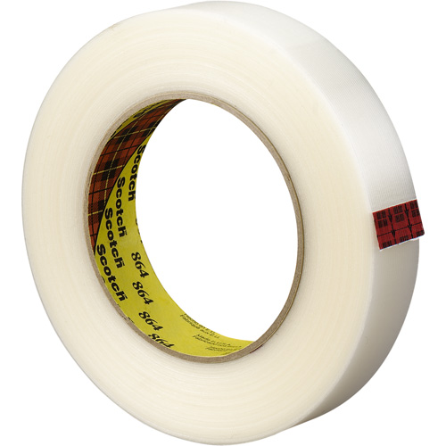 Scotch&reg; Reinforced Strapping Tape, 5.6 mils Thick, 12 mm (1/2") x 330 m (1082')  R.M.G. Prévention