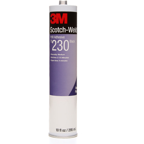 Scotch-Weld PUR Adhesive, 10 oz., Cartridge, Black R.M.G. Prévention