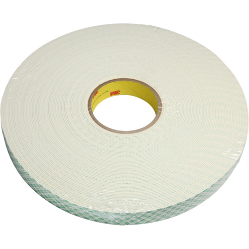 Foam Tape, 33 m (108') L x 25.4 mm (1") W, 1.5 mils, Urethane R.M.G. Prévention