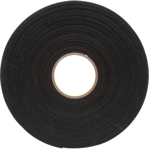 Ruban de mousse en vinyle 4516, 25,4 mm (1") la x 32,9 m (108') lo, 62 mils, Noir R.M.G. Prévention