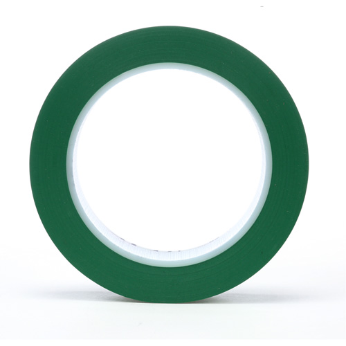Ruban en vinyle 471, 25,4 mm (1") la x 32,9 m (108') lo, 5,2 mils, Vert R.M.G. Prévention