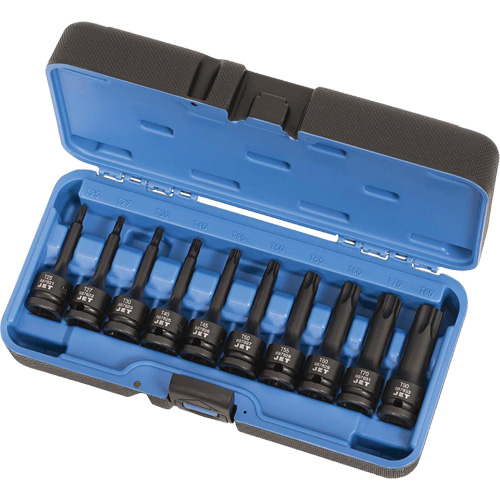 PTB-1210 Jeu de douilles &agrave; chocs DriveTorx &agrave; prise 1/2", Torx, Prise 1/2", 10 mr R.M.G. Prévention
