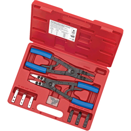 SRP-10S Jeu de pinces &agrave; cliquet pour anneau &eacute;lastique pour usage intensif, 10 Morcea R.M.G. Prévention