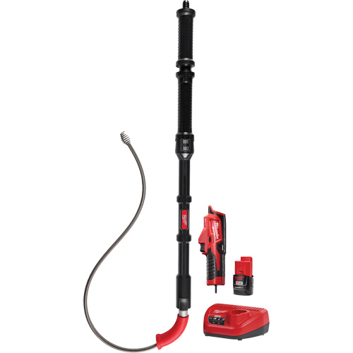 M12 Trapsnake Toilet Auger, Powered, Bulb, 6' Cable Length, 1/2" Cable Diameter R.M.G. Prévention