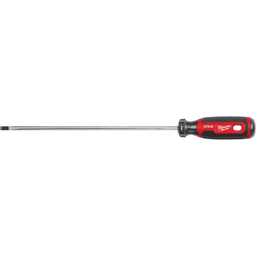 Tournevis d&eacute;b&eacute;niste, Tige de 1/4", Ronde, 363 mm lo, Prise en Coussin&eacute;e R.M.G. Prévention