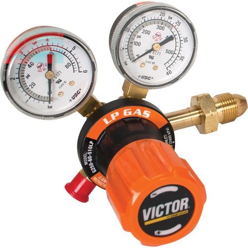 G250 Single-Stage Regulator, 9/16" NPT, 15 psi Max. PSI, Standard R.M.G. Prévention