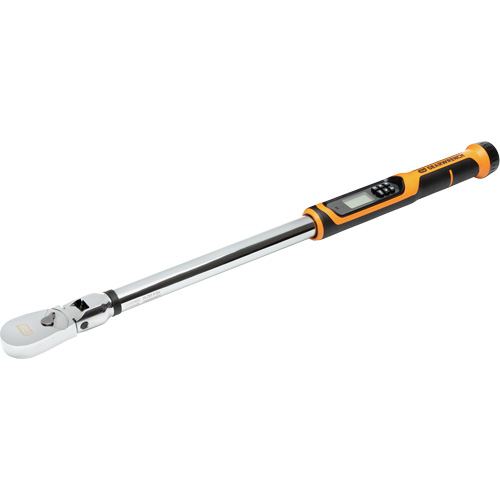 Flex Head Torque Wrench with Angle, Electronic, 1" Square Drive, 25 - 250 ft-lbs./301 - 3010 in-lbs. R.M.G. Prévention