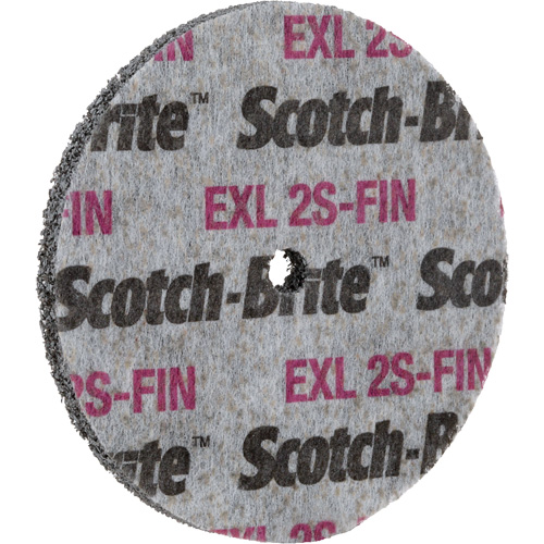 Scotch-Brite EXL Unitized Wheel, 3" x 1/2", 1/4" Arbor R.M.G. Prévention
