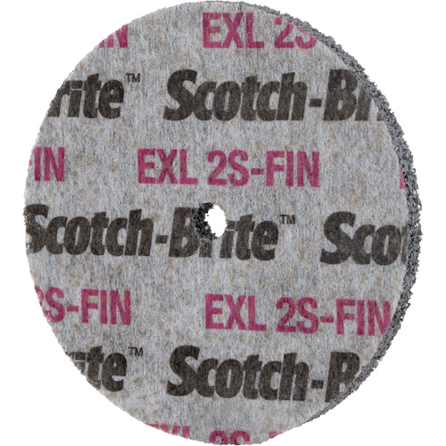 Scotch-Brite EXL Unitized Wheel, 3" x 1/2", 1/4" Arbor R.M.G. Prévention