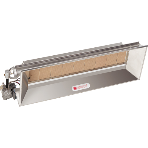8000 Series Heater, Radiant Heat, Natural Gas, 60000 BTU/H R.M.G. Prévention