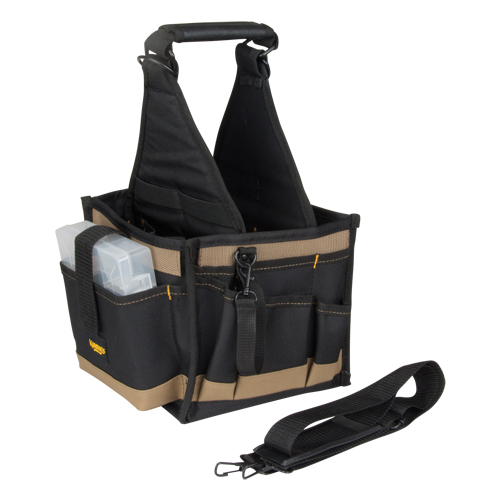 Tool Pouches, Canvas, 25 Pockets, Black R.M.G. Prévention