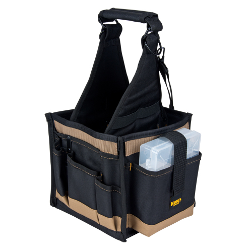 Tool Pouches, Canvas, 25 Pockets, Black R.M.G. Prévention