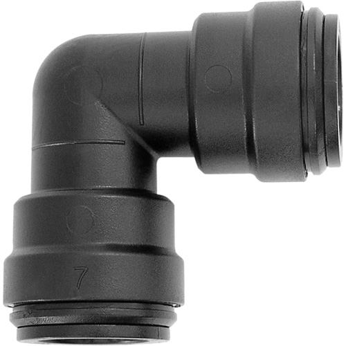 90° Airline Elbow Union, 1", Plastic R.M.G. Prévention