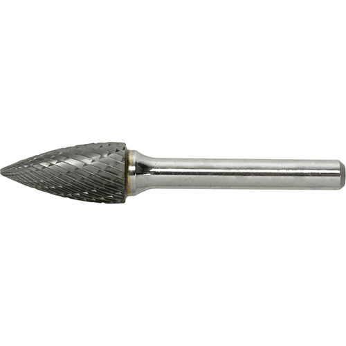 Solid Carbide Burr, SG-1, 1/4" Dia., 1/4" Shank, 5/8" Depth of Cut R.M.G. Prévention