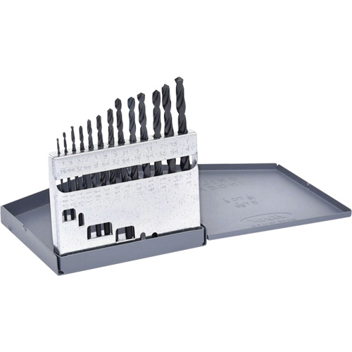Hyper Jobber Length Drill Bit Set, 13 Pieces, High Speed Steel R.M.G. Prévention