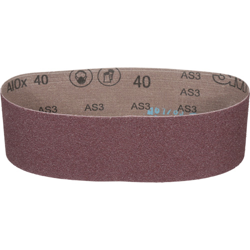 Cloth Belt 241D, 3" W X 24" L, Aluminum Oxide, 40 Grit R.M.G. Prévention