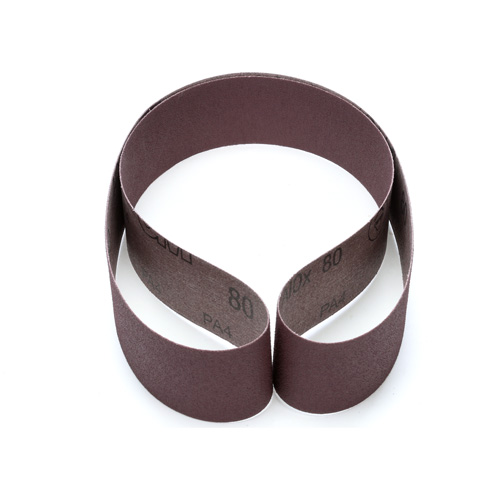 Cloth Belt 241D, 3" W X 24" L, Aluminum Oxide, 80 Grit R.M.G. Prévention