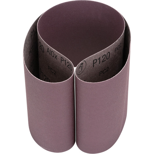 Cloth Belt 241D, 6" W x 48" L, Aluminum Oxide, P120 Grit R.M.G. Prévention