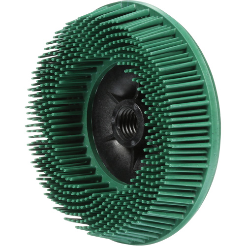 Disques radiaux bristle pour meuleuses angulaires Scotch-Brite, C&eacute;ramique, Grain 50, 4-1/2" dia. R.M.G. Prévention