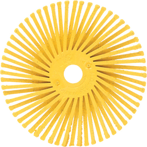 Scotch-Brite Radial Bristle Discs, Ceramic, 80 Grit, 3" Dia. R.M.G. Prévention