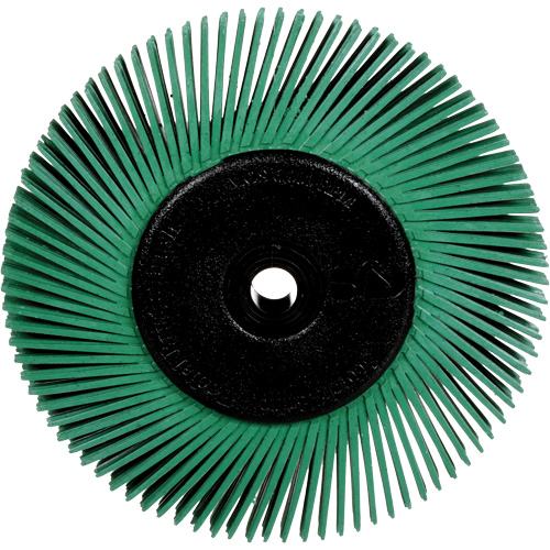 Radial Bristle Brushes for Bench Grinders, 50X Grit, 6" Dia. R.M.G. Prévention