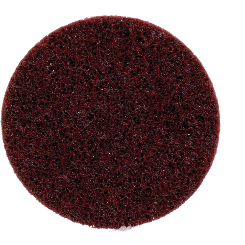 Disque &agrave; bande de conditionnement de surface Scotch-Brite, 3" dia., Grain Moyen, Oxyde d'aluminium R.M.G. Prévention