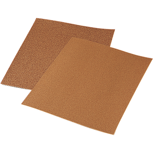 Papier abrasif, 9" x 11", Grain 60, Grenat R.M.G. Prévention