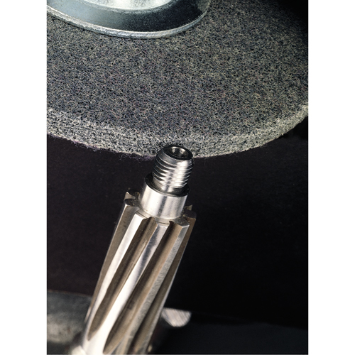 Scotch-Brite EXL Unitized Deburring Wheels, 1" x 1", 3/16" Arbor, 2A Grit, Aluminum Oxide R.M.G. Prévention