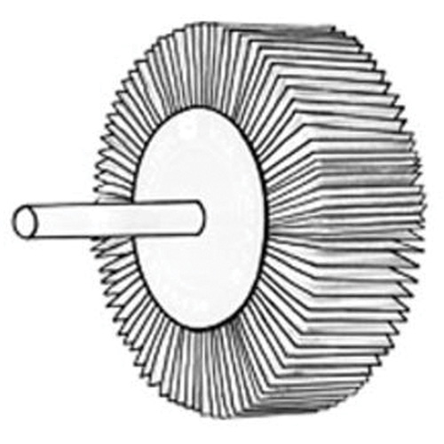 Grind-O-Flex Micro-Mini Flap Wheel, Aluminum Oxide, 120 Grit, 3/4" x 3/16" x 1/8" R.M.G. Prévention
