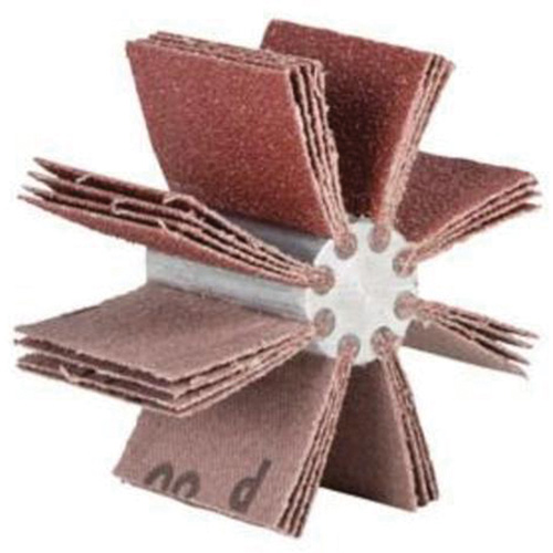 Outil de polissage d'al&eacute;sage &agrave; lamelles ordinaires B-810, Oxyde d'aluminium, Grain 60, 2-3/4" x 1-1/2" R.M.G. Prévention