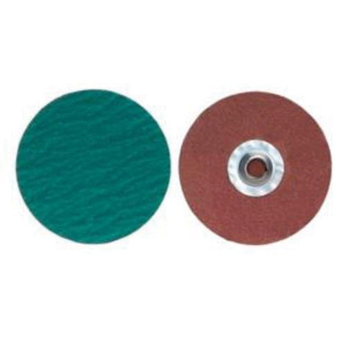 Quick-Change Cloth Disc, 4" Dia., 120 Grit, Zirconium R.M.G. Prévention