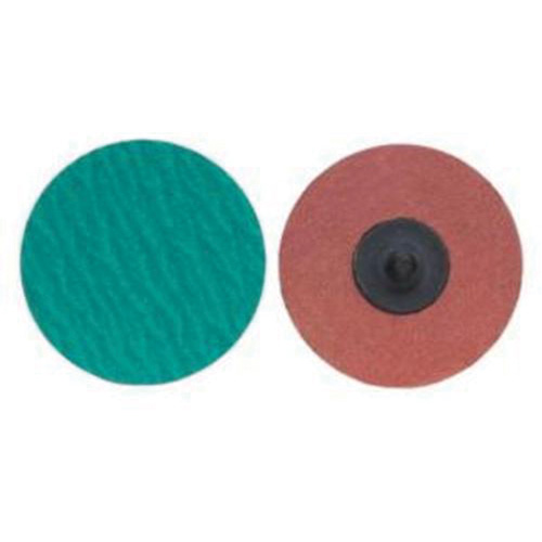 Quick-Change Cloth Disc, 1" Dia., 60 Grit, Zirconium R.M.G. Prévention