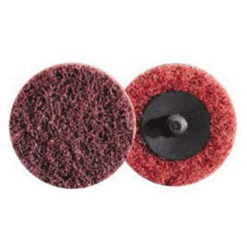 Surface Prep Quick-Change Disc, 1" Dia., Medium Grit, Aluminum Oxide R.M.G. Prévention