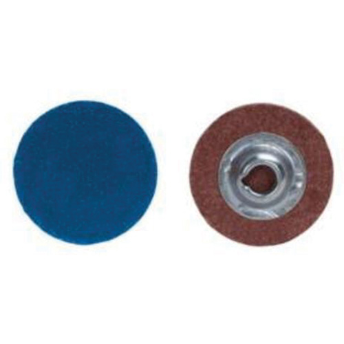 Quick-Change Discs, 2" Dia., 36 Grit, Zirconia Alumina R.M.G. Prévention