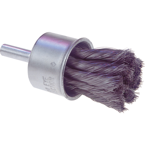 Brosses mont&eacute;es &agrave; fils nou&eacute;s, 1/2" dia., dia. Des fils 0,0104", Tige 1/4" R.M.G. Prévention