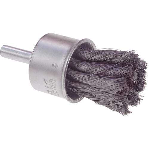 Brosses mont&eacute;es &agrave; fils nou&eacute;s, 1/2" dia., dia. Des fils 0.014, Tige 1/4" R.M.G. Prévention