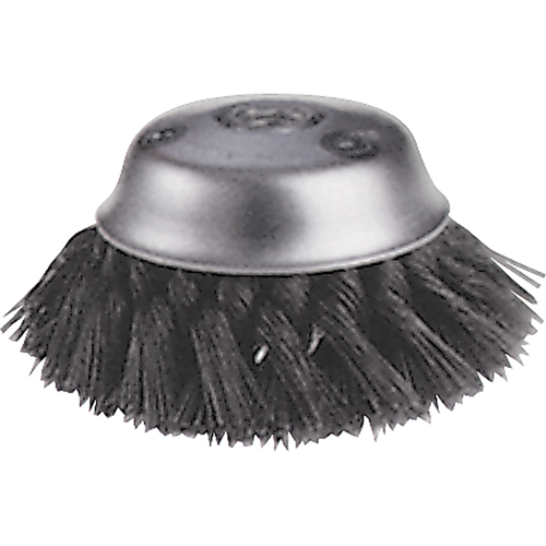Brosses-boisseau &agrave; fils nou&eacute;s - Rang&eacute;es d&eacute;cal&eacute;es, 5-3/4" dia. x 5/8"-11 arbre R.M.G. Prévention